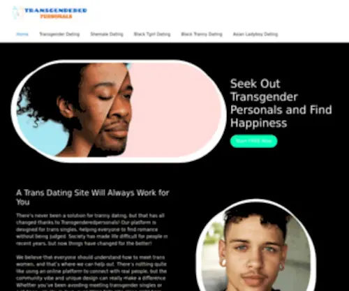 Transgenderedpersonals.org(Just another WordPress site) Screenshot