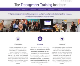 Transgendertraininginstitute.com(The Transgender Training Institute (TTI)) Screenshot