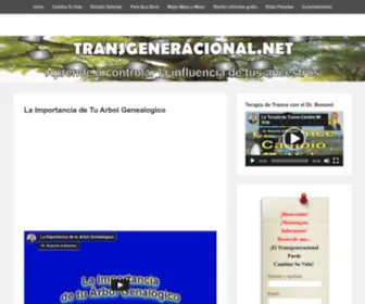 Transgeneracional.net(Analisis y Estudios Transgeneracionales) Screenshot