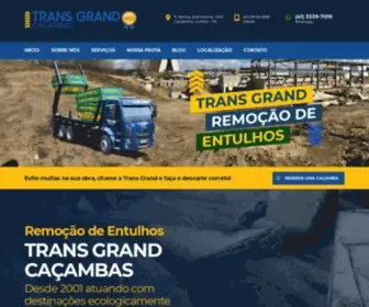 Transgrand.com.br(CAÇAMBASWhatsappTrabalha) Screenshot