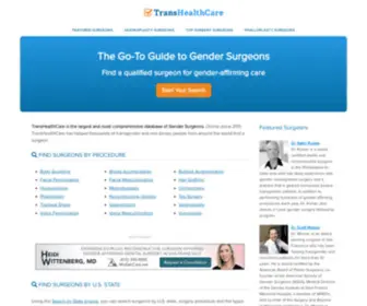 Transhealthcare.com(Trans Health Care) Screenshot