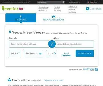 Transilien.com(Transports SNCF à Paris et en Île) Screenshot