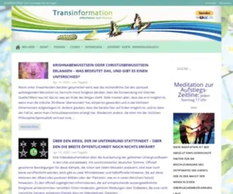 Transinformation.net(Information zum Wandel) Screenshot