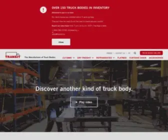 Transit.ca(Fabricant de boîtes de camion depuis 1978) Screenshot