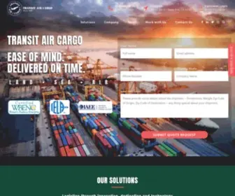 Transitair.com(Transit Air Cargo) Screenshot