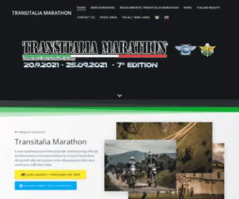 Transitaliamarathon.com(TM Home) Screenshot