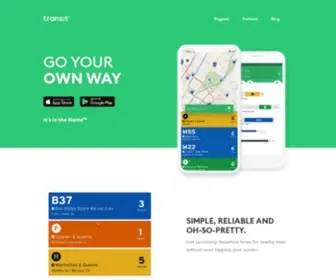 Transitapp.com(The simple and beautiful way to get around) Screenshot