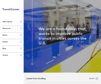 Transitcenter.org(Home) Screenshot