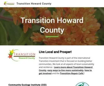 Transitionhoco.org(Transition Howard County) Screenshot