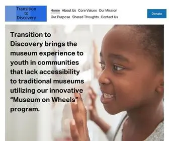 Transitiontodiscovery.org(Transition to Discovery) Screenshot