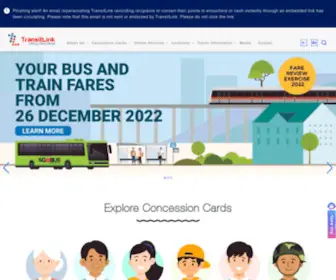 Transitlink.com.sg(Transit Link Pte Ltd) Screenshot
