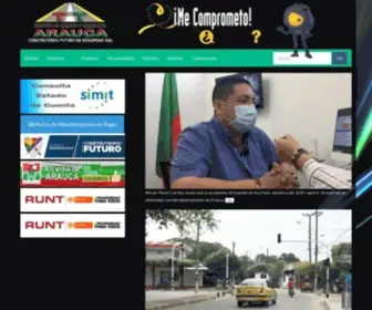 Transitoarauca.gov.co(Instituto de Transito y Transporte del departamento de Arauca) Screenshot