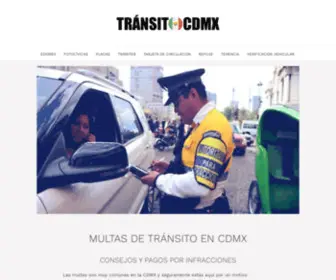 TransitoCDmx.com(Multas de Tránsito CDMX 2022) Screenshot