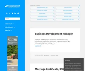 Translancer.net(Freelance Translation Jobs) Screenshot