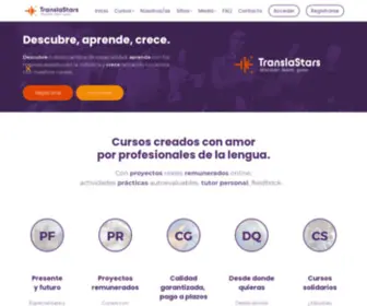 Translastars.es(Cursos de traducción) Screenshot