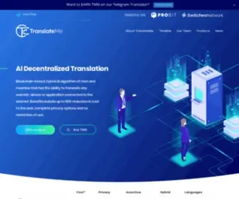 Translateme.network(AI Decentralized Translation) Screenshot