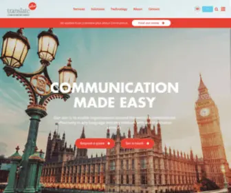 Translateplus.co.uk(Translation services) Screenshot