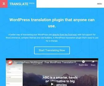 Translatepress.com(WordPress Translation Plugin) Screenshot