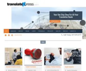 Translatexpress.com(Translation Services Company) Screenshot