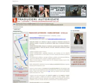 Translationromanian.co.uk(Traduceri Autorizate) Screenshot