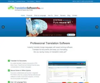 Translationsoftware4U.com(Best Translation Software with Highest Accuracy) Screenshot
