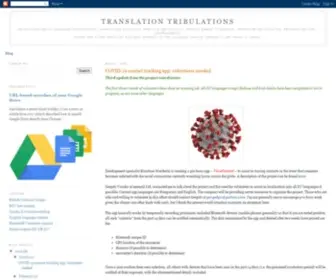 Translationtribulations.com(Translation Tribulations) Screenshot