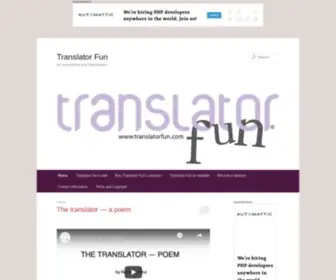 Translatorfun.com(Translator Fun) Screenshot