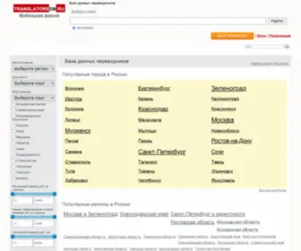 Translatorsdb.ru(Nginx on Debian) Screenshot