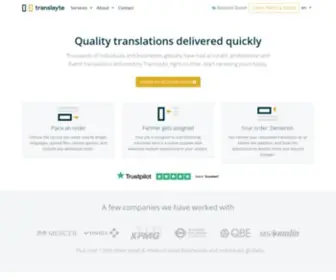 Translayte.com(Translayte) Screenshot