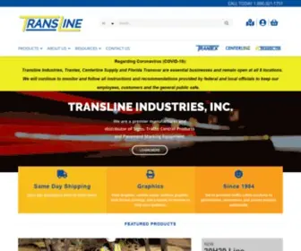 Translineinc.com(Traffic Control Solutions from Centerline) Screenshot