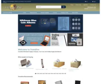 Translinesupply.com(Transline Wholesale Coin Supplies) Screenshot