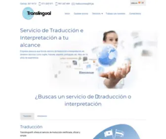 Translingual.org(Bienvenido a Translingual) Screenshot