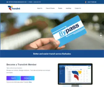 Translinkbarbados.com(Translink) Screenshot