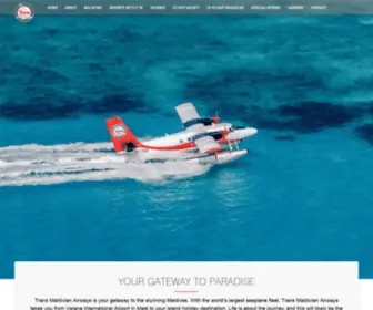 Transmaldivian.com(Trans Maldivian Airways) Screenshot