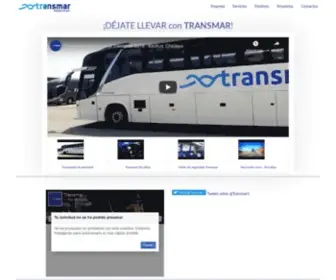 Transmar.com.pe(¡Déjate llevar) Screenshot