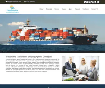 Transmarineline.com(Transmarineline Global Pvt Ltd) Screenshot