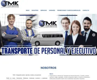 Transmark.com.mx(Transmark Transporte de personal en la cdmx) Screenshot