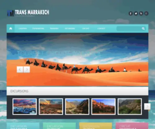 Transmarrakech.net(Location de minibus Marrakech) Screenshot