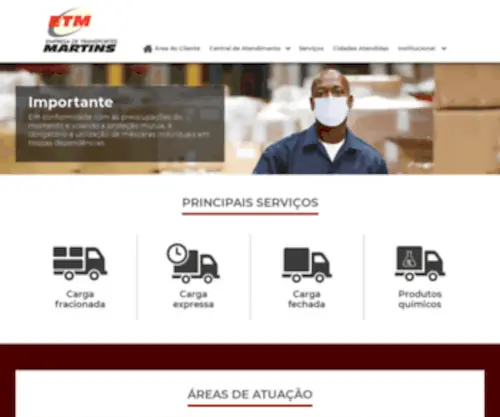 Transmartins.com.br(Transmartins) Screenshot