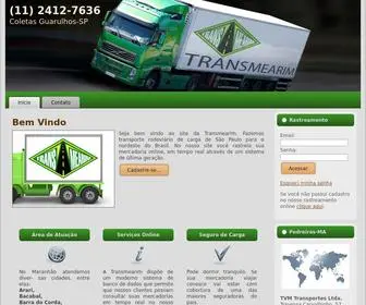 Transmearim.com.br(Transporte) Screenshot