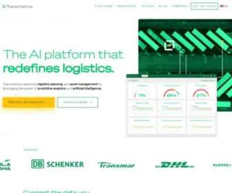 Transmetrics.eu(The AI platform that redefines logistics planning) Screenshot