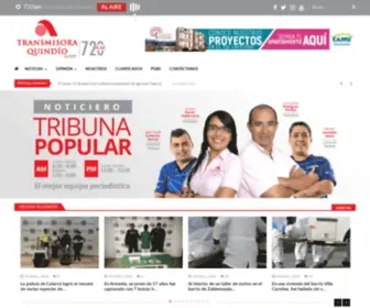 Transmisoraquindio.com(Emisora Popular de Armenia Quindio) Screenshot