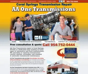 Transmissions1.com(Transmission repair shop in coral springs) Screenshot