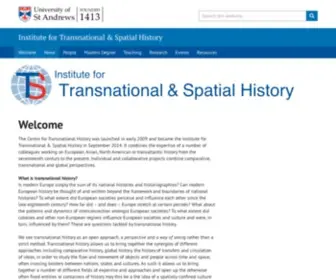 Transnationalhistory.net(Institute for Transnational & Spatial History) Screenshot