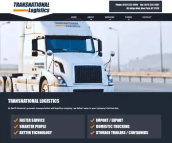 Transnationalusa.com(Long Island Trucking) Screenshot