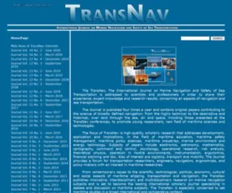 Transnav.eu(TransNav Journal) Screenshot