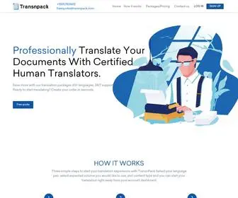Transnpack.com(Transnpack) Screenshot
