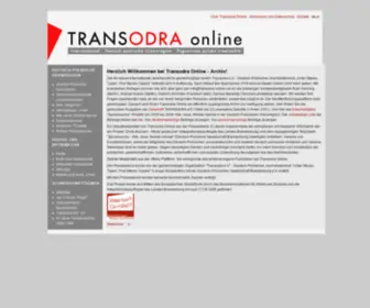 Transodra-Online.net(Transodra Online) Screenshot