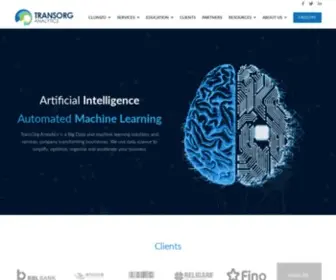 Transorg.com(TransOrg is a holistic AI company) Screenshot