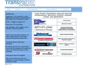 TranspacifiCDist.com(Trans Pacific Distributors) Screenshot